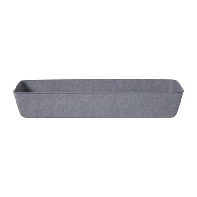 Mand vilt langwerpig - grijs - 6x36x14 cm