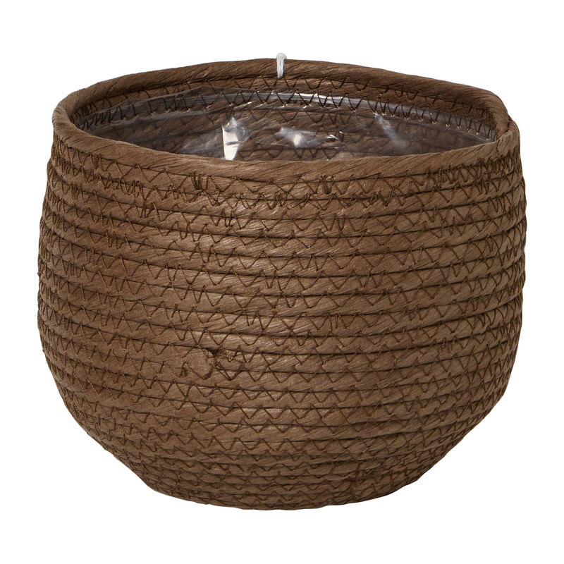 Mand yorick klein - bruin - ø18 cm