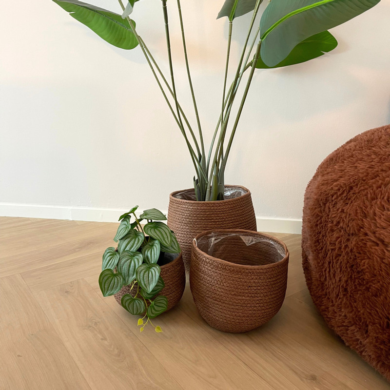 mand yorick groot - bruin - ø25 cm