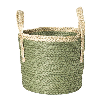 Mand colors - groen/bruin - ø21x18 cm