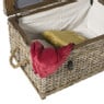 Opbergkist rotan - bruin - 45x80x55 cm