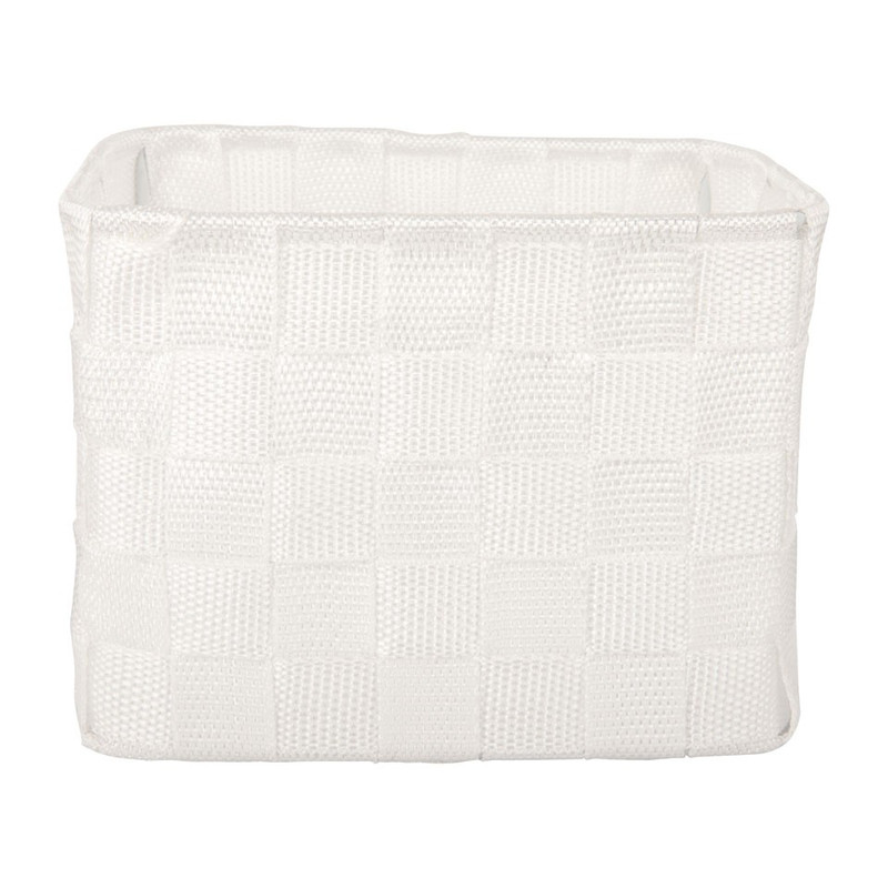 Lademand chroom handle - wit - 19x14x14cm