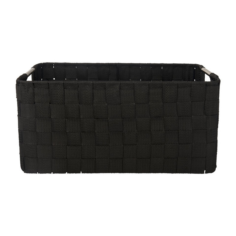 Lademand chroom handle - zwart - 34x23x15cm