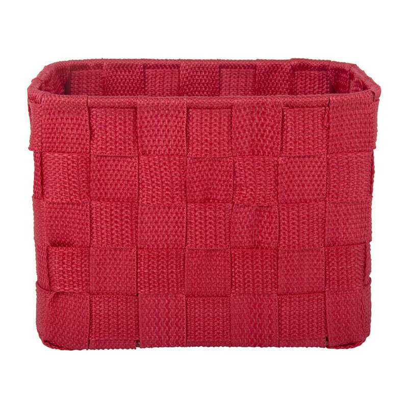 Lademand chroom handle - rood - 19x14x14cm