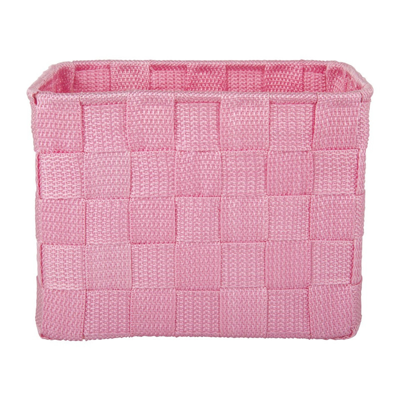 Lademand chroom handle - roze - 19x14x14cm