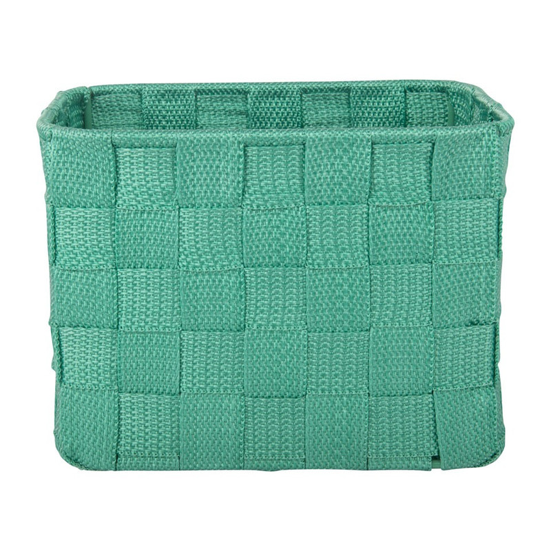 Lademand chroom handle - groen - 19x14x14cm