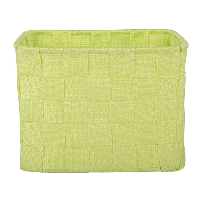 Lademand chroom handle - licht groen - 19x14x14cm