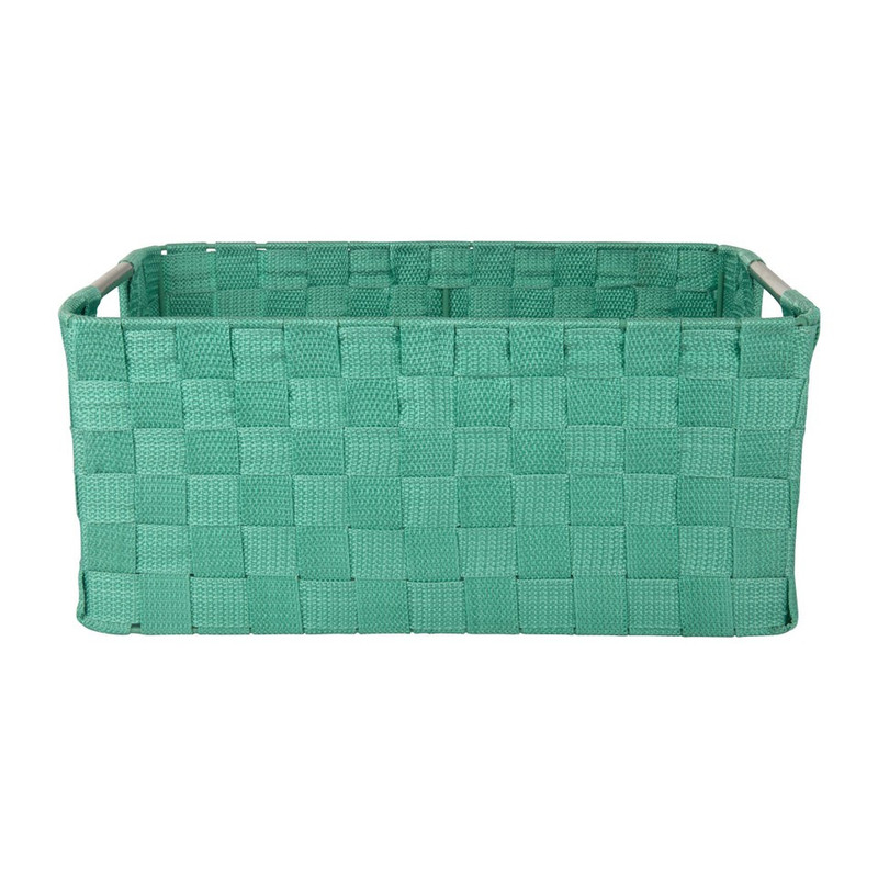 Lademand chroom handle - groen - 36x26x16cm