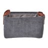 Mand corduroy - grijs - 30x21x16 cm