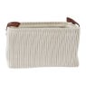 Mand corduroy - creme - 36x26x20 cm