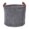 Mand corduroy - grijs - ø30x26 cm