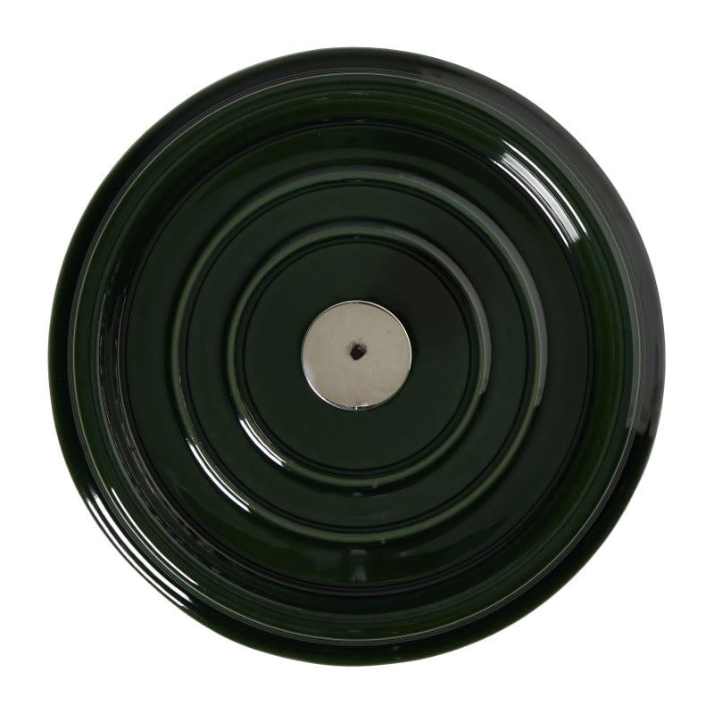 Braadpan - donkergroen - ø22x10 cm