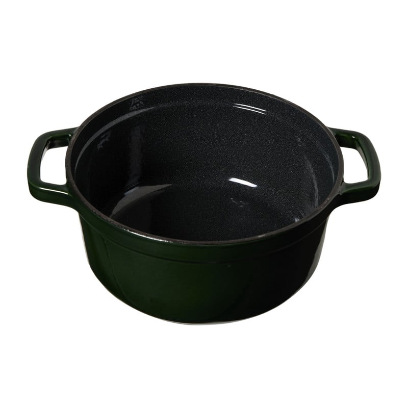 Braadpan - donkergroen - ø22x10 cm