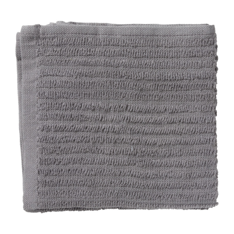 Vaatdoekjes grijs - 30x30 cm - set van 2 