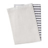 Theedoek gestreept - beige - 70x50 cm 