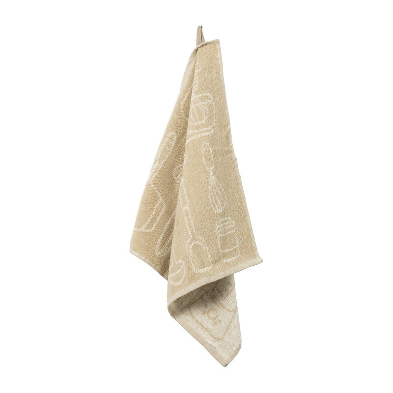 Keukendoek keukentools - beige - 50x50 cm