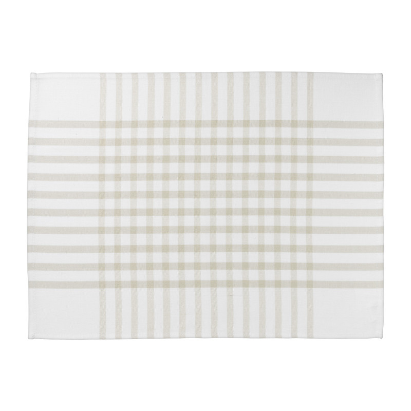 Thee/keuken/vaatdoek - beige - set van 3