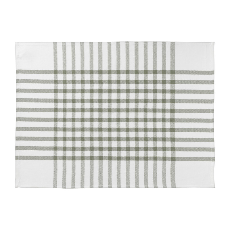 Thee/keuken/vaatdoek - groen - set van 3