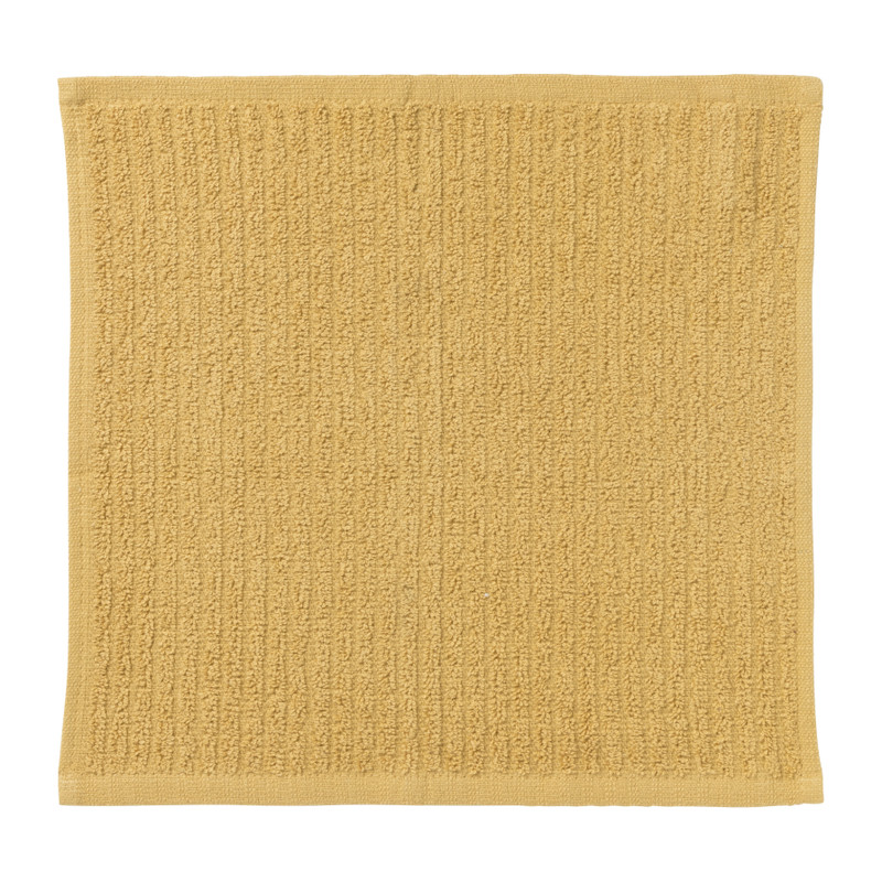 Thee/keuken/vaatdoek - oker - set van 3