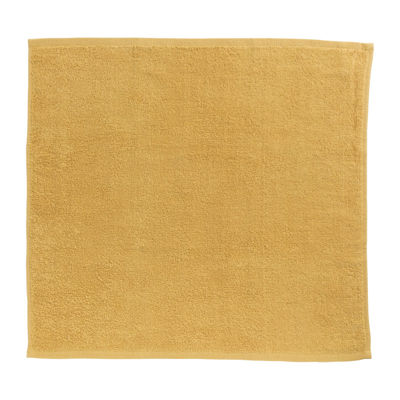 Thee/keuken/vaatdoek - oker - set van 3