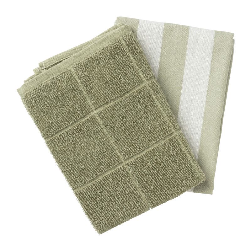 Handdoek - groen - 50x50 cm