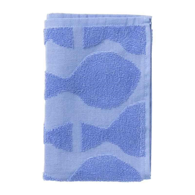 Handdoek vissen - blauw - 50x50 cm