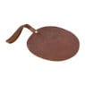 Leren pannenlap - ø19 cm