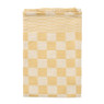 Theedoek ruiten - oker - 50x70 cm