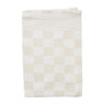 Theedoek ruiten - beige - 50x70 cm
