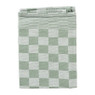 Theedoek ruiten - groen - 50x70 cm