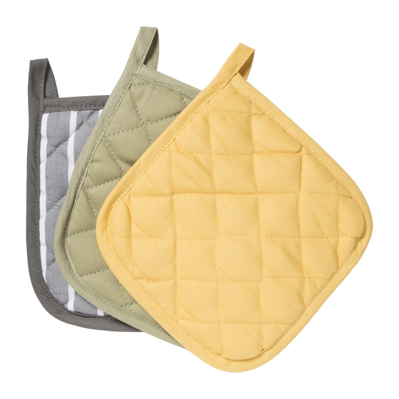 Pannenlap - oker - 20x20 cm