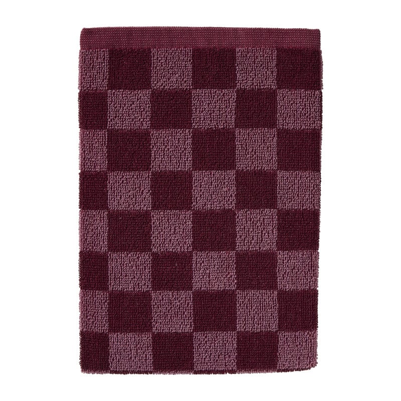 Keukendoek artisjok - paars - 50x50 cm