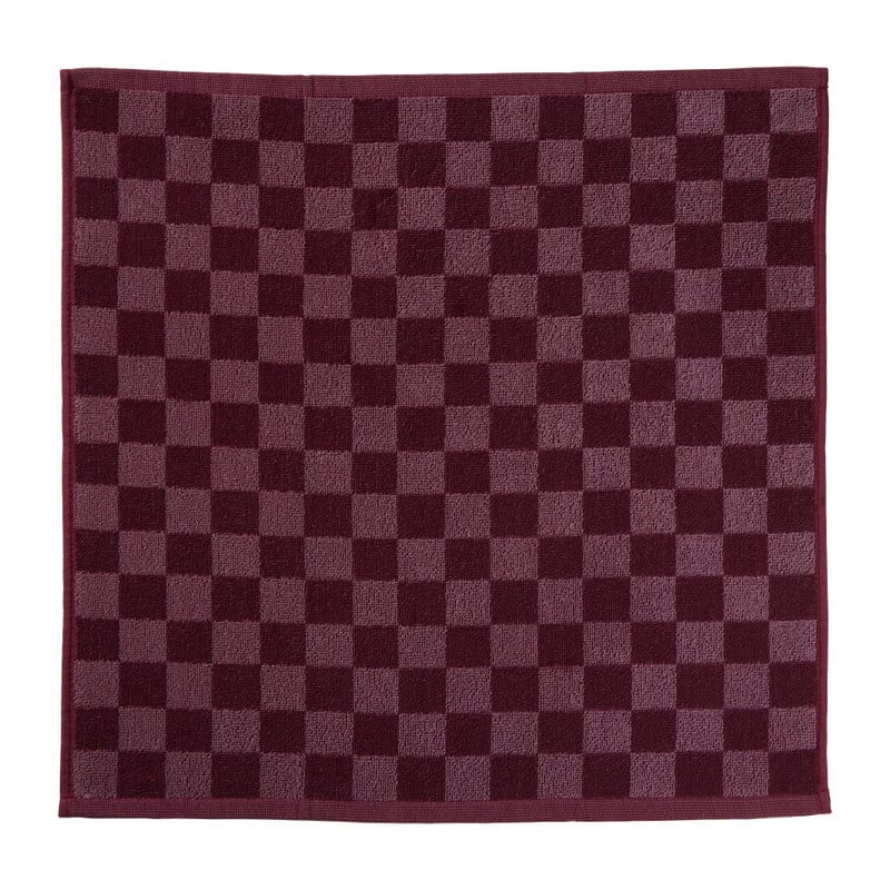 Keukendoek artisjok - paars - 50x50 cm