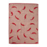 Theedoek pepers - rood/groen - 50x70 cm
