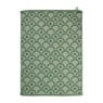 Theedoek bloem - groen - 50x70 cm