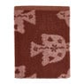 Keukendoek vredesduif - roze/bordeaux rood - 50x50 cm
