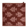 Keukendoek vredesduif - roze/bordeaux rood - 50x50 cm