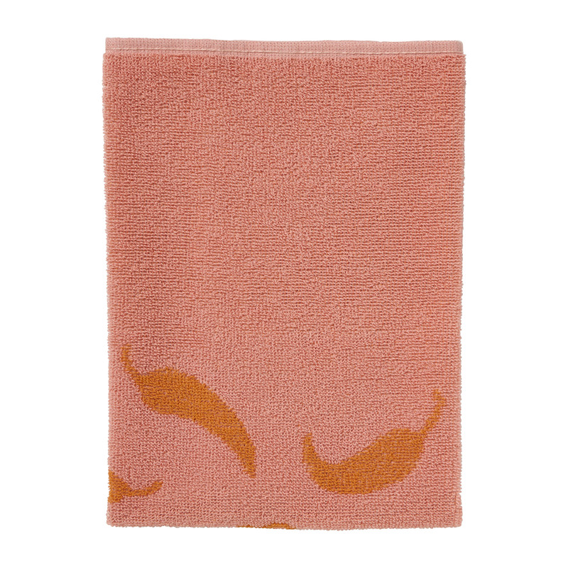 Keukendoek chili - roze/oranje - 50x50 cm 