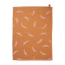 Theedoek chili - roze/oranje - 50x70 cm 