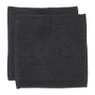 Vaatdoekje - zwart - set van 2 