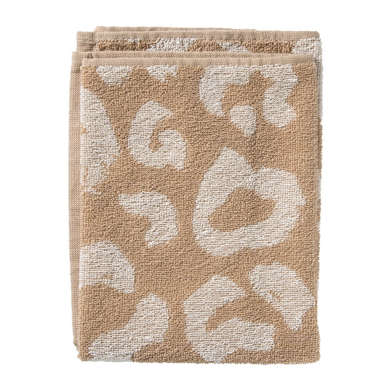 Keukendoek animal - beige/bruin - 50x50 cm