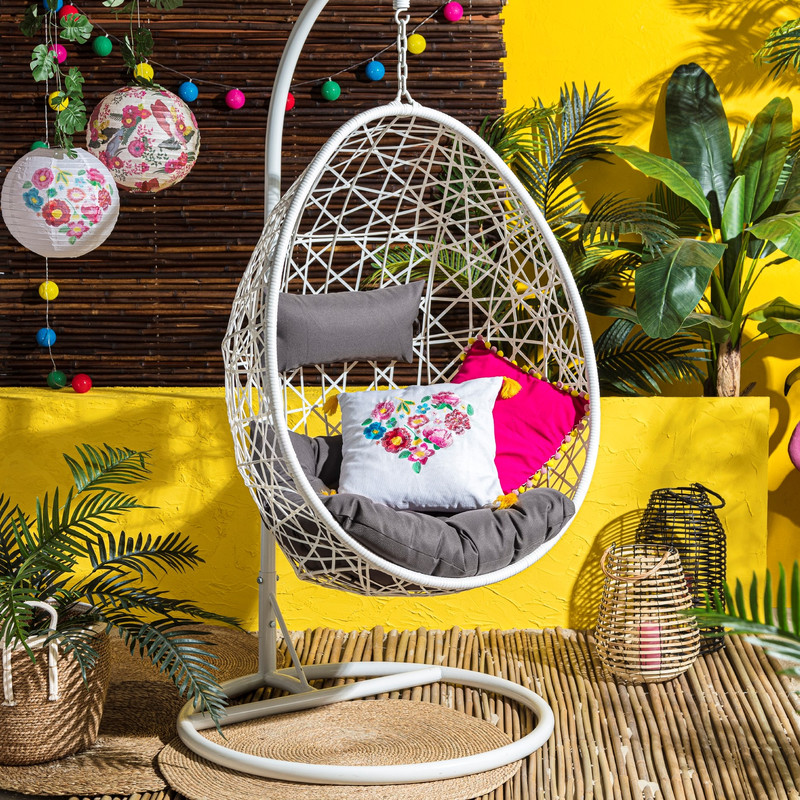 Lantaarn bamboe - ø30x36 cm 