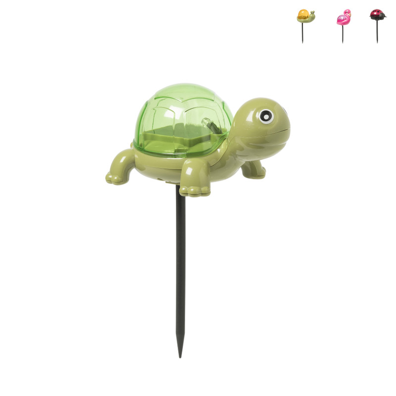 Solar dieren op steker - diverse varianten - 15x10.7x5 cm