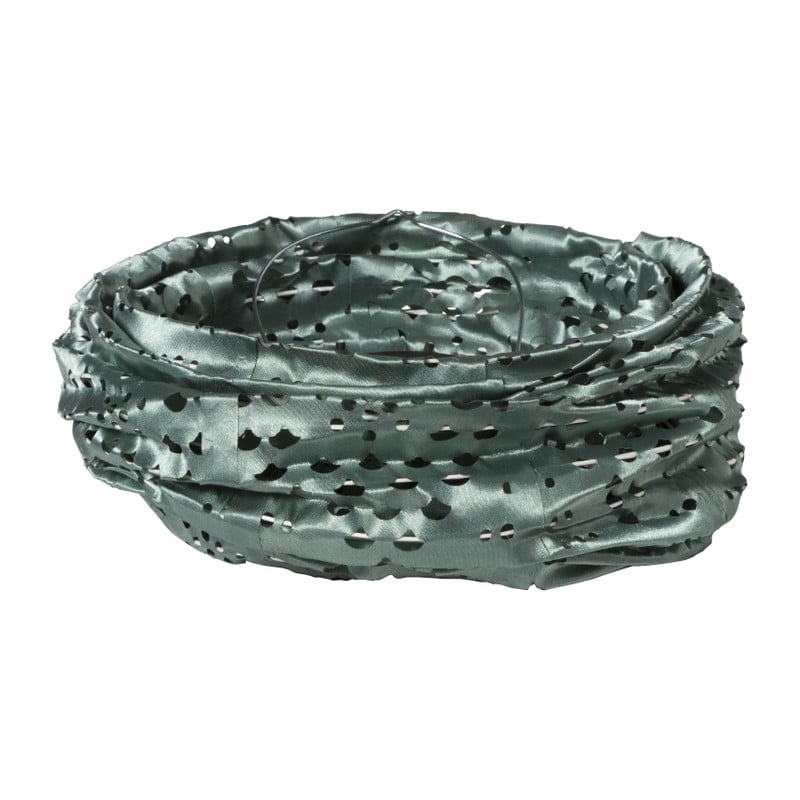 Solar barok lampion - groen - ø20x42 cm