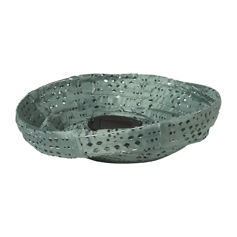 Solar barok lampion - groen - ø28x25 cm