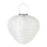 Solar barok lampion - wit - ø28x30 cm
