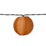 Slinger met 10 solar lampjes - oranje - 4 meter