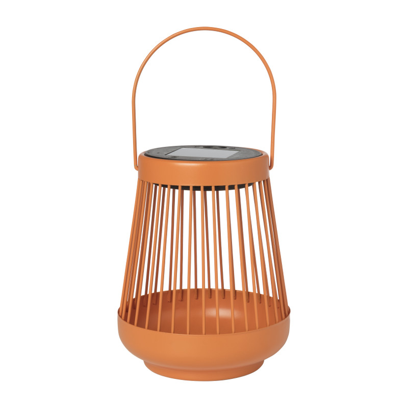 Solar tuinlantaarn Renza - terra - ⌀13x16 cm