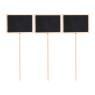 Plantenstokjes - hout - set van 3