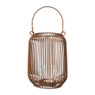 Lantaarn wire - bruin - ø15x21 cm